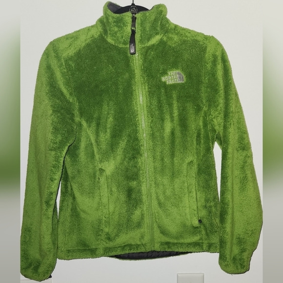 North Face Women's‎ Green Zip-Up Cozy Soft Warm Zip Jacket Size XS - Picture 1 of 16